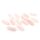 Doppelendiger Rosenquarz-Kristall 30 x 8 mm