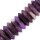 Doppelendiger Amethyst-Kristall 30 x 8 mm