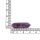 Doppelendiger Amethyst-Kristall 30 x 8 mm