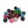Runde Jade-Perlen in buntem Farbmix – 10 mm, 20 Stück
