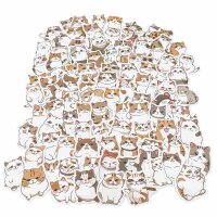 Stickerset mit 100 süßen Katzen