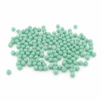 runde Glasperlen 4 mm in Mintpastell 200 Stück