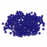 runde Glasperlen 4 mm in Mitternachtsblau 200 Stück