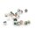 Perlen aus natürlichem Baumachat 4 mm 20 Stück