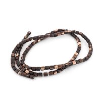Perlen aus Trochusmuscheln in Braun mit Schimmer 3,5 mm 1...
