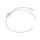 Gliederarmband mit Verlängerungskette & Karabinerverschluss aus 304 Edelstahl