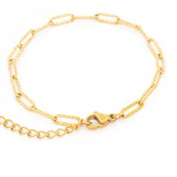 Paperclip-Armband aus 304 Edelstahl –...