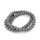 Glasschliffperlen in Grau 8 mm 1 Strang