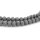 Glasschliffperlen in Grau 8 mm 1 Strang