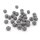 Glasschliffperlen in Grau 8 mm 1 Strang