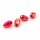 Glasschliffperlen in Tropfenform in Rot 8 x12 mm 30 Stück