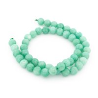 gefärbte Jadeperlen 8 mm Amazonitfarben 1 Strang 36...