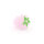 Rosa Lampwork-Perle in Beerenform 15 x 12 mm 1 Stück