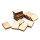 Plättchen aus Holz als Rechteck 30 x 20 mm 20 Stück