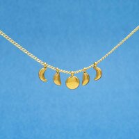 Anhänger Mondzyklus – 5er Set aus 304...
