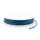 Gewachste Polyesterkordel stahlblau 1 mm 10 m Rolle