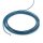 Gewachste Polyesterkordel stahlblau 1 mm 10 m Rolle