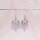 facettierte Perlen in zarten Flieder 6 x 5 mm 1 Strang (80 Stück)
