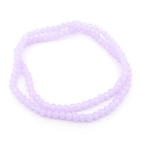 facettierte Perlen in zarten flieder 4 x 3 mm 1 Strang...