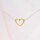 Herzanhänger aus 304 Edelstahl, 18 mm, goldfarben 18K IP-beschichtet, 1 Stück