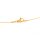 zarte Schlangenkette 0,8 mm aus 304 Edelstahl in Goldfarben ionenplattiert 45 cm