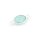 Quarzverbinder Aqua ovaler Verbinder aus 925 Silber, facettiert