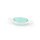 Quarzverbinder Aqua ovaler Verbinder aus 925 Silber, facettiert
