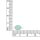 Quarzverbinder Aqua ovaler Verbinder aus 925 Silber, facettiert
