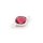 quadratischer Verbinder aus 925 Silber mit facettiert Quarz in Fuchsia, 7,5 x 13mm