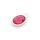ovaler Anhänger aus 925 Silber mit facettiert Quarz in Fuchsia, 7 x 12mm