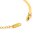 Schlangenarmband aus 304 Edelstahl in 18k Goldbeschichtung ionenplattiert 15 cm 1 Stück
