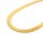 Schlangenarmband aus 304 Edelstahl in 18k Goldbeschichtung ionenplattiert 15 cm 1 Stück