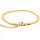 Schlangenarmband aus 304 Edelstahl in 18k Goldbeschichtung ionenplattiert 15 cm 1 Stück