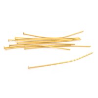 Nietstifte aus 304 Edelstahl mit 18K Goldbeschichtung 45...