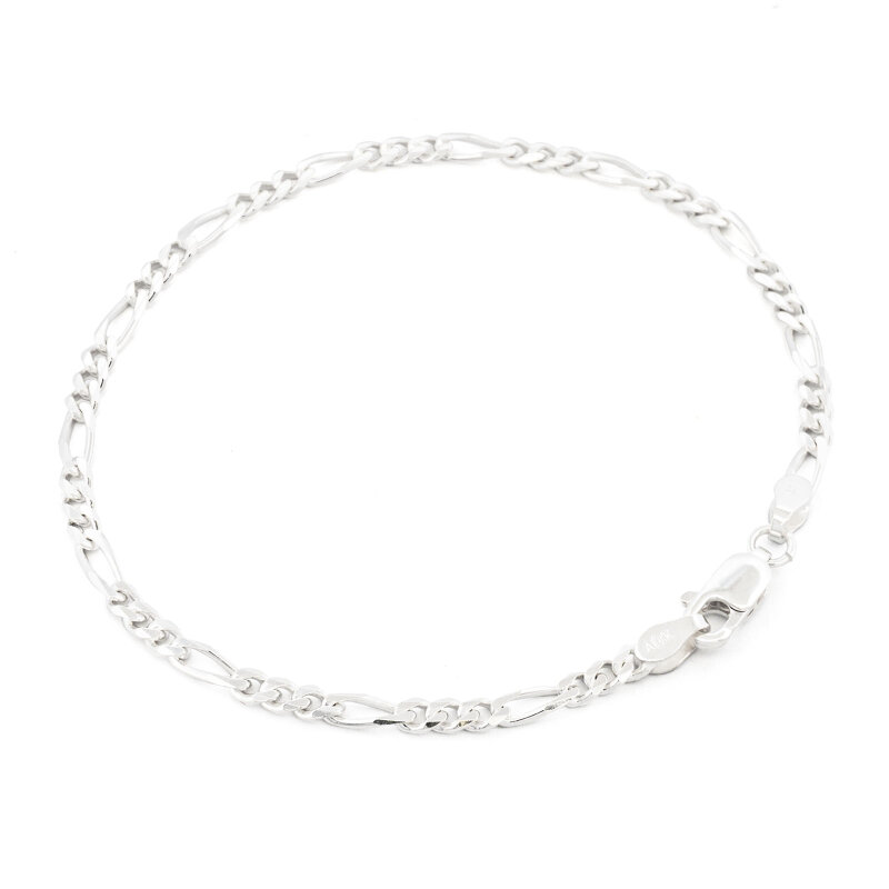 Armband im Figarostil 17 cm aus 925er Silber 1 Stück
