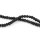 runde Glasperlen 3 mm in Schwarz 1 Strang (ca.195 Perlen)