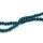 Glasschliffperlen in Stahlblau 4 mm 1 Strang (ca. 87 Stück)