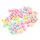 Matte Acrylperlen pastellfarbener Farbmix 6 mm 100 Stück ohne Loch