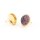 Ohrstecker aus 304 Edelstahl 18k goldbeschichtet für 12 mm Cabochons 6 Stück