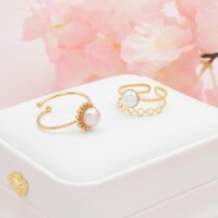 Ringrohling aus 304 Edelstahl goldfarben beschichtet...