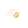 Ringrohling aus 304 Edelstahl goldfarben beschichtet für 6 mm Cabochons