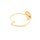 Ringrohling aus 304 Edelstahl goldfarben beschichtet für 6 mm Cabochons