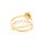 Ringrohling aus 304 Edelstahl mit 14K Goldbeschichtung für 6 mm Cabochons