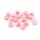 Facettierte Glasperlen im Edelsteinlook Rosa 8x6 mm – 20 Stück