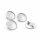 Broschenrohlinge aus 304 Edelstahl für 20 mm Cabochons 4 Stück