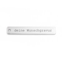 Anhänger mit deiner Wunschgravur aus Edelstahl