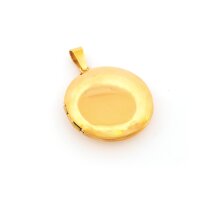 Medaillon aus 316 Edelstahl mit 18K IP-Beschichtung und...