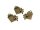 4 Engel mit Schild in antik Bronze mit Geburtstafel