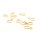Runde Anhänger / Verbinder 304 Edelstahl goldfarben 9,5 mm – 10 Stück