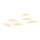 Blattanhänger aus 304 Edelstahl 18k goldbeschichtet 13 x 5,5 mm 20 Stück